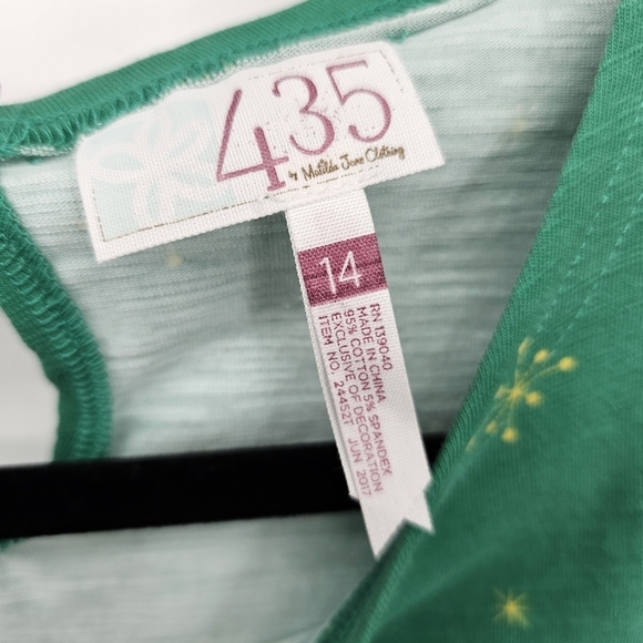 Matilda Jane Tis The Season Top Make Believe North Star Shirt girls Size 14 - Picture 4 of 5